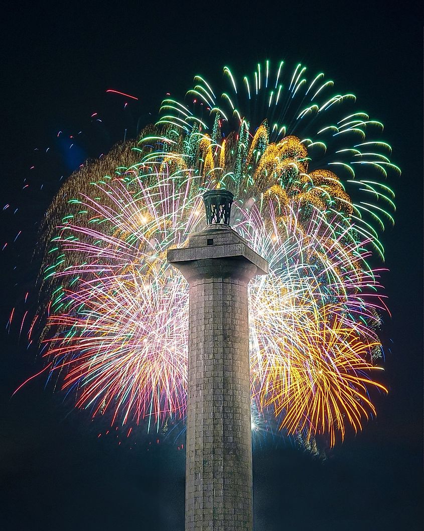 Fireworks celebration in Put-In-Bay, Ohio.