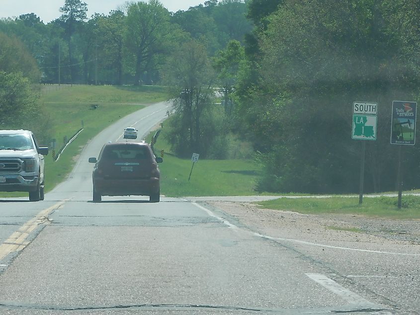 Louisiana Highway 1 near Oil City, LA