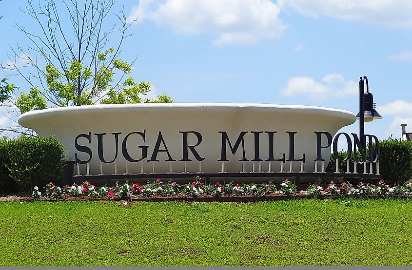 Sugar Mill Pond, City of Youngsville, Louisiana.