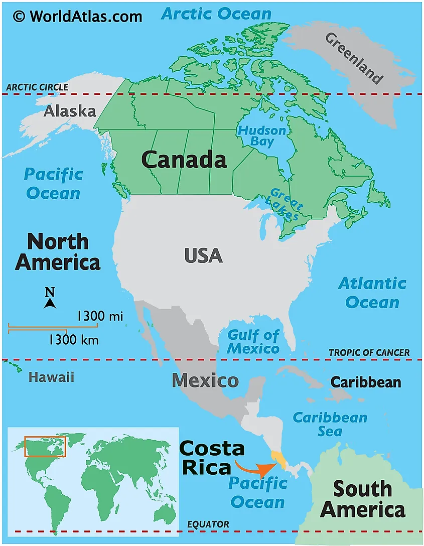 Costa Rica Maps & Facts World Atlas