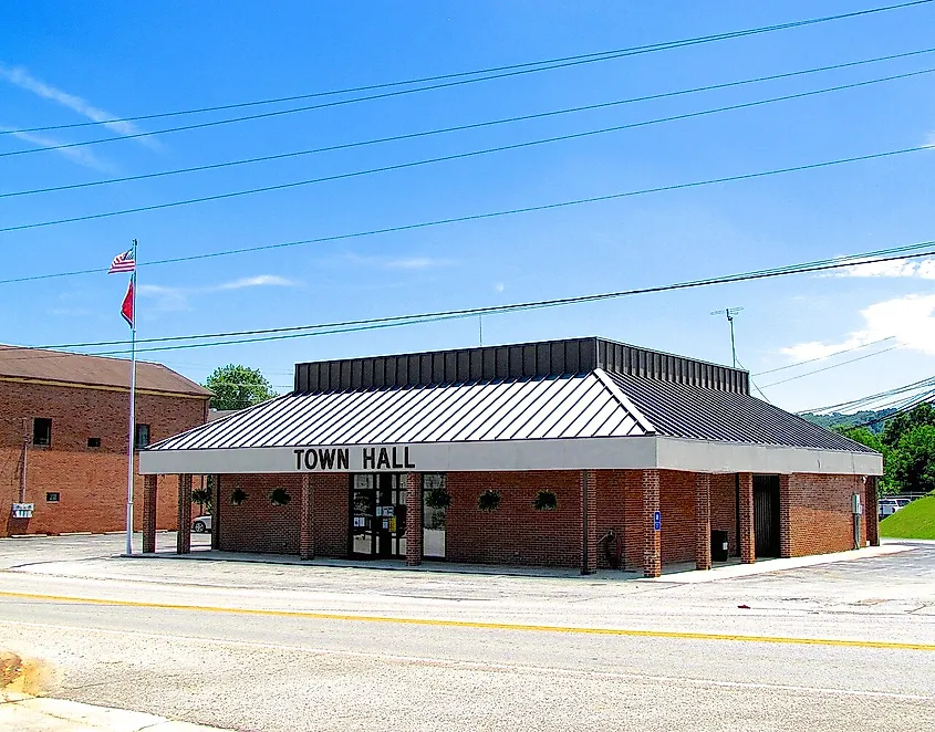 Byrdstown Town Hall.