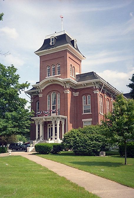 The courthouse in Watseka, Illinois.