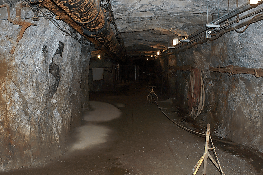 Inside Sterling Hill Mine, Ogdensburg, New Jersey