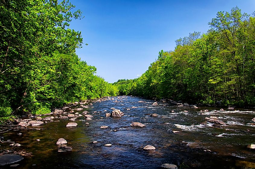 The Farmington River in Connecticut.