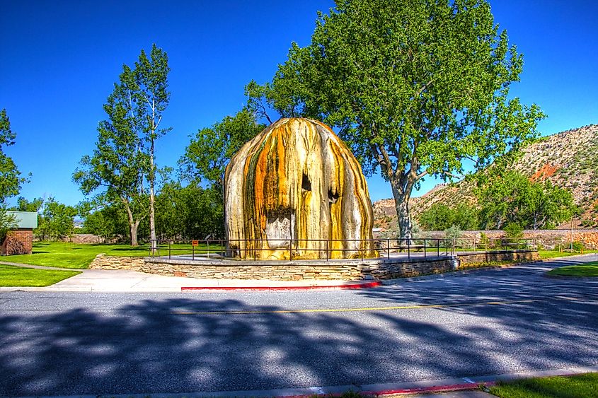 Hot springs in Thermopolis, Wyoming