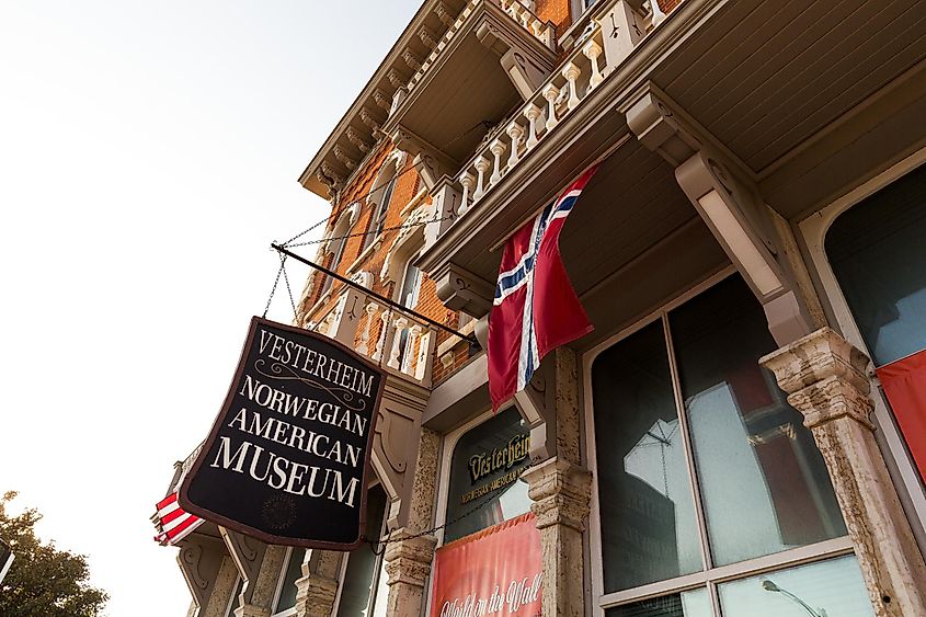 The Vesterheim, a museum dedicated to Norwegian-American culture, in downtown Decorah, Iowa.