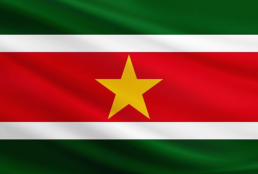 National flag of Suriname