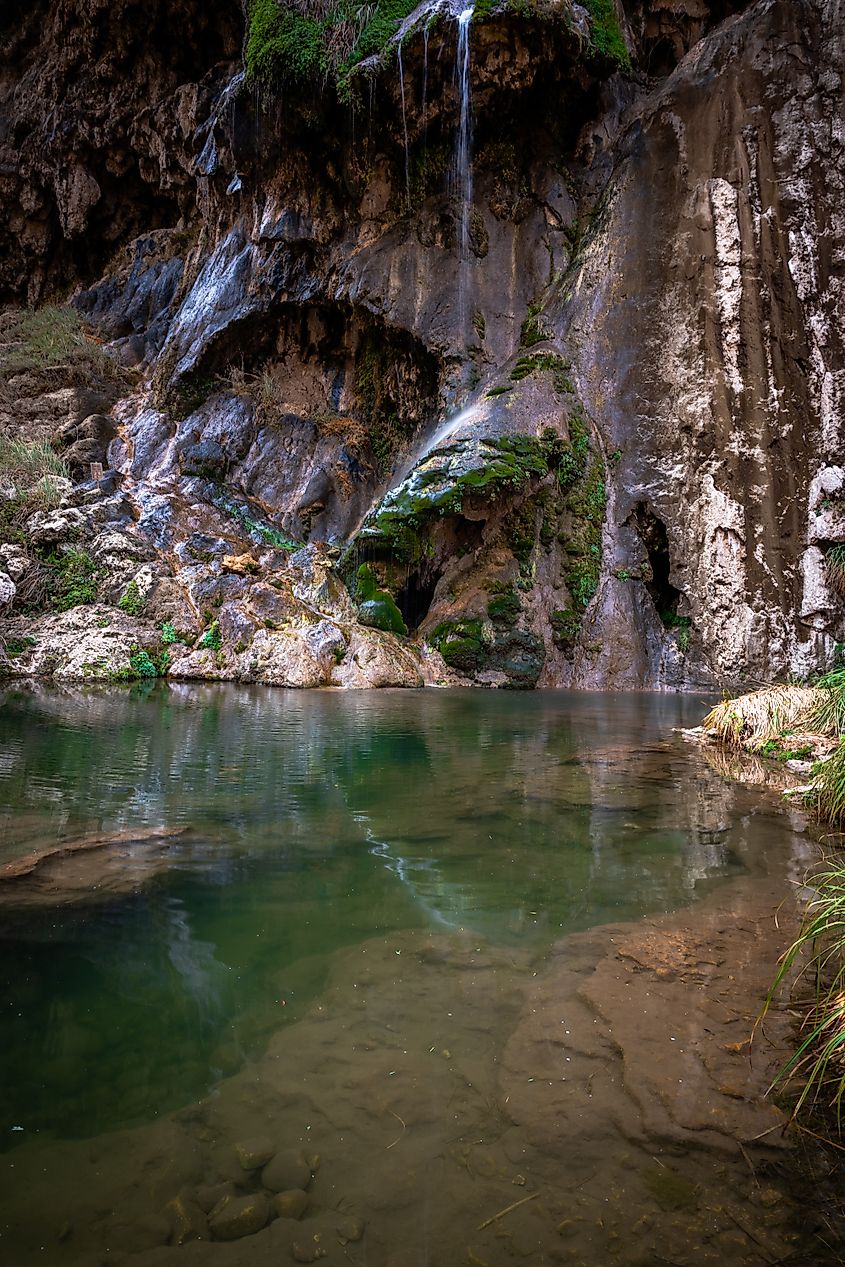 Sitting Bull Falls, New Mexico.