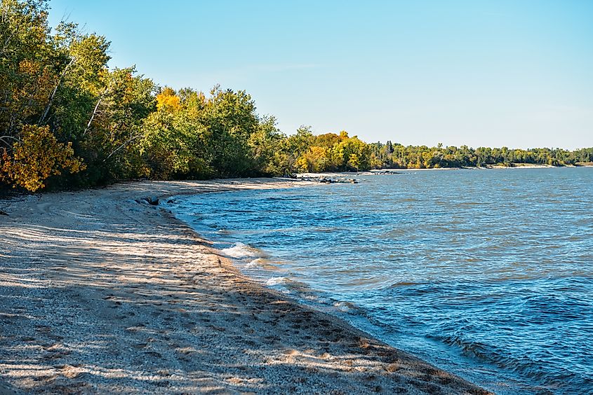 Lake Winnipeg near Camp Morton, Gimli MB. 