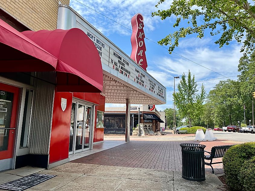 Shoals Theater in downtown Florence, Alabama