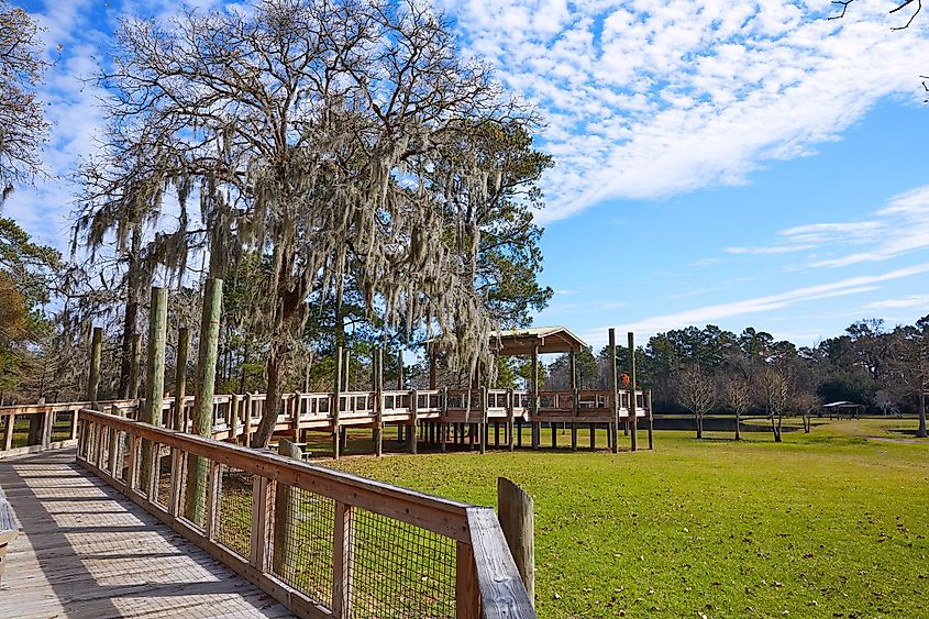 A park in Tomball, Texas.