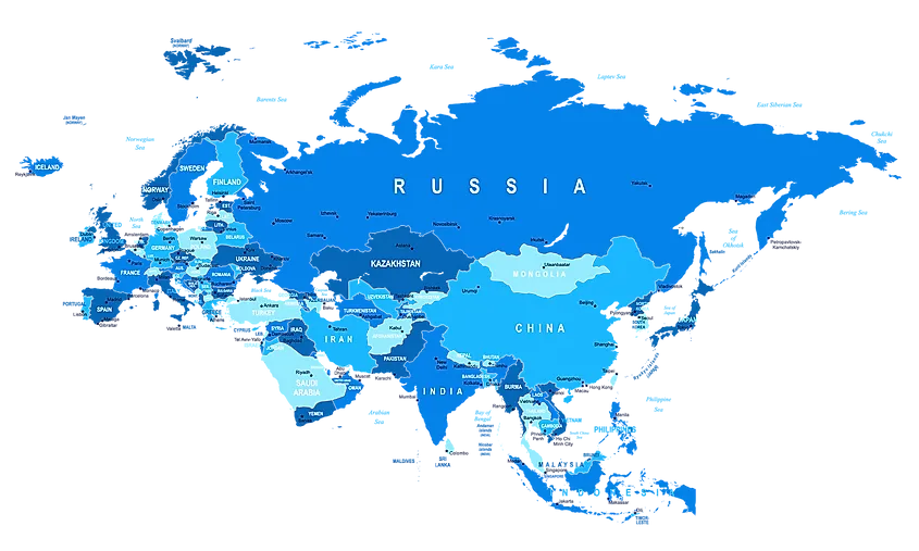 How Is The Border Between Europe And Asia Defined? WorldAtlas