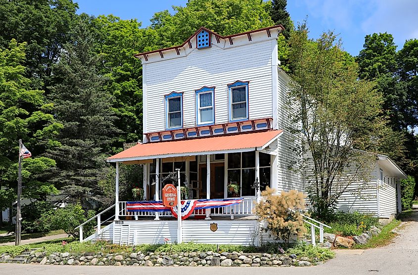 The historic Horton Bay General Store in Northern Michigan.