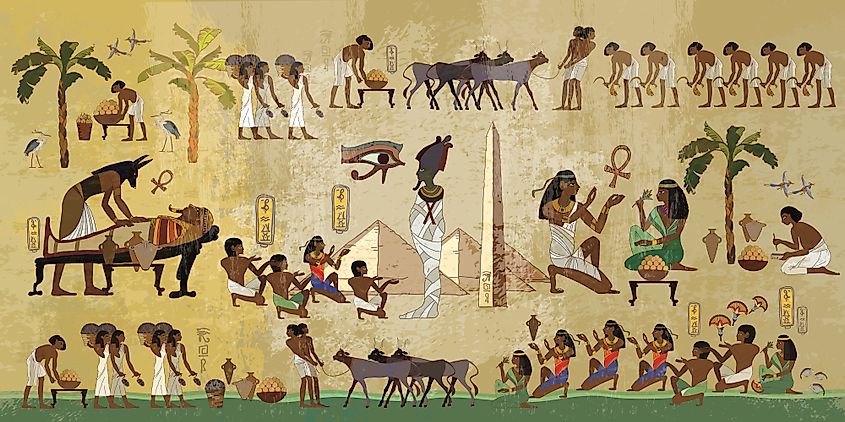Life in ancient Egypt.