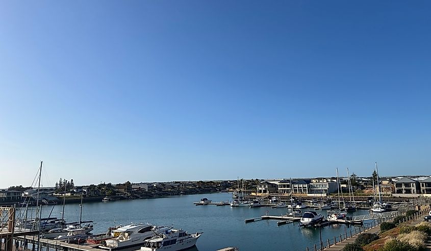 Wallaroo Marina in South Australia
