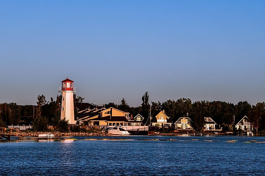 Lighthouse in Sylvan Lake, Alberta.