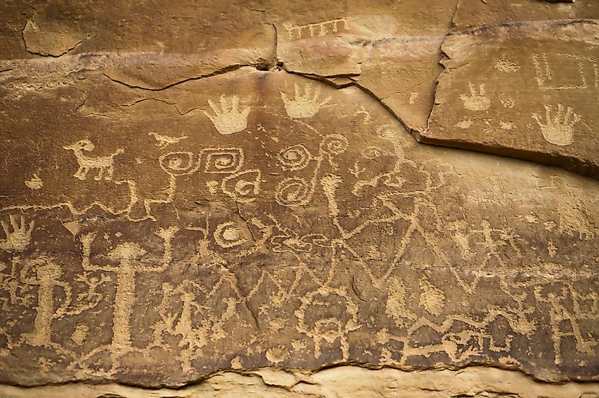 Petroglyphs at Mesa Verde National Park, Colorado