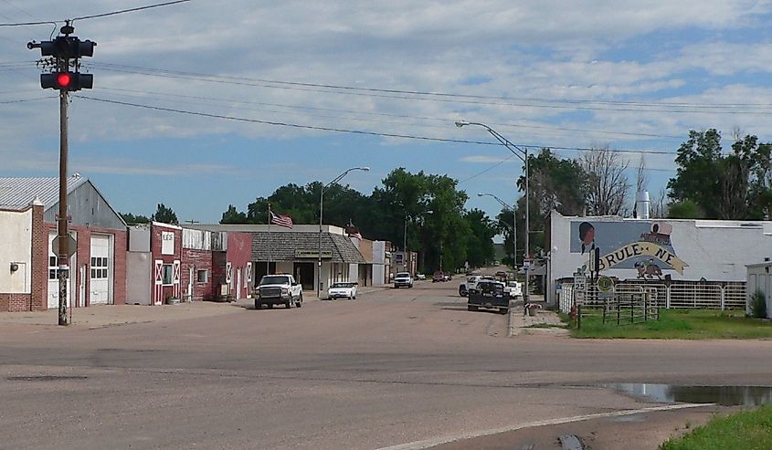 Brule, Nebraska: seen from south side of U.S. Highway 30.