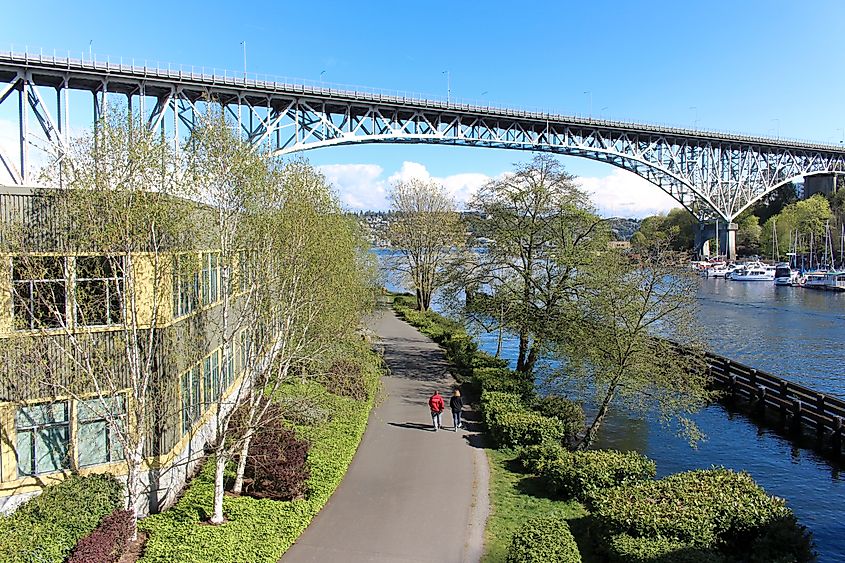 Burke Gilman Trail in Fremont, Seattle
