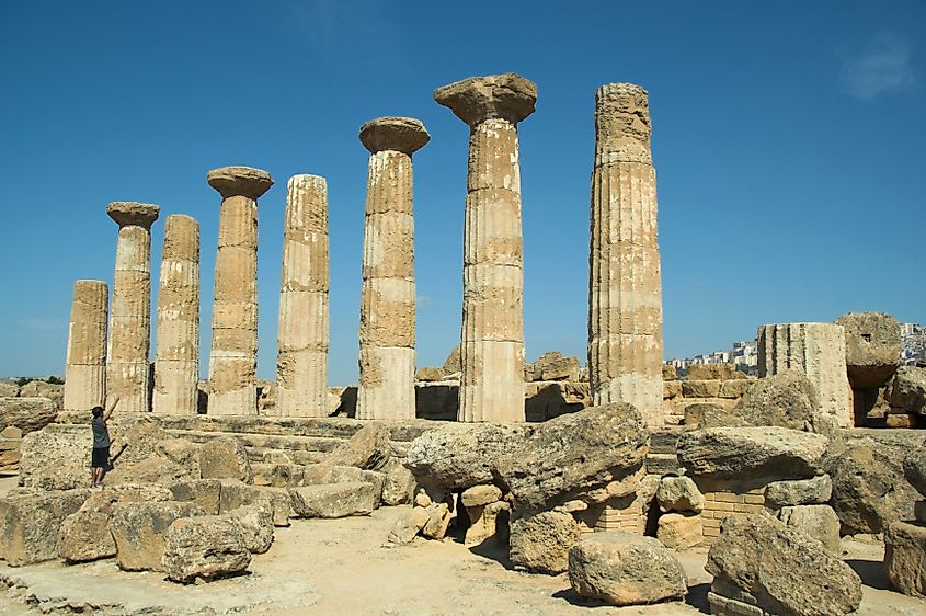 Temple of Heracles, 510 BC, Agrigento, Italy