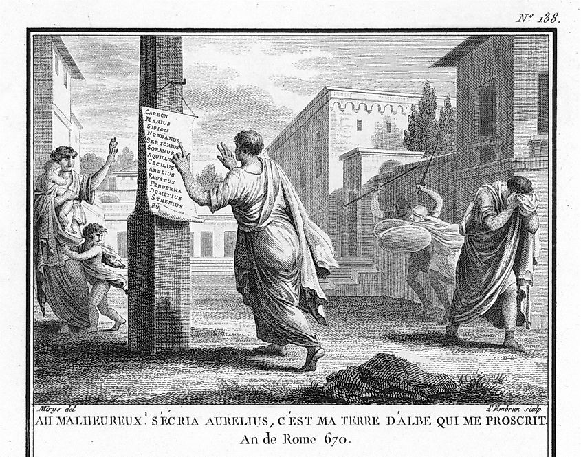 Quintus Aurelius was a wealthy, politically neutral Roman citizen who became one of the most famous victims of Sulla's proscriptions