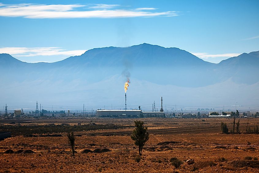 An industrial facility in Iran