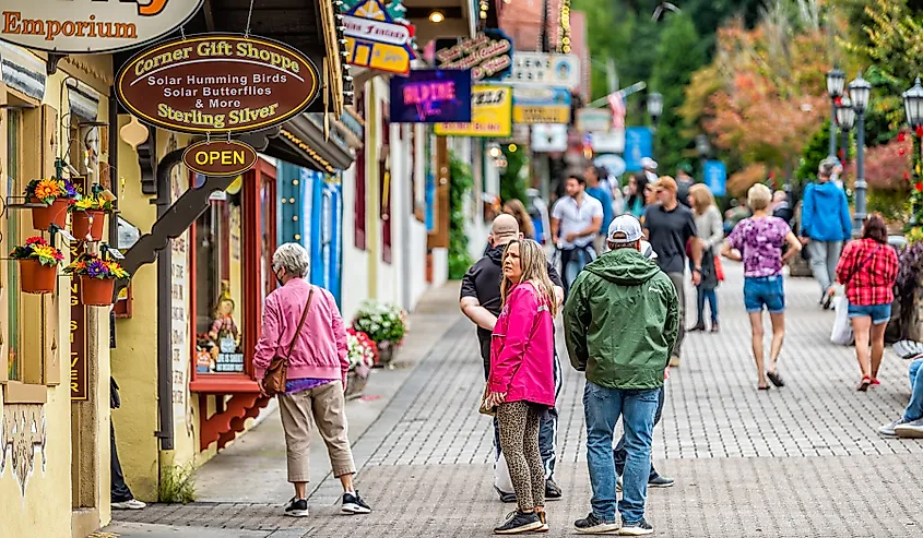 A gift store in Blowing Rock, North Carolina.