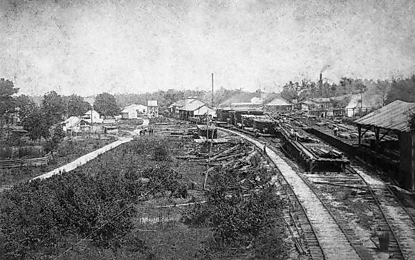 Suwannee Saw and Planing Mills, Ellaville, Florida, July, 1884.