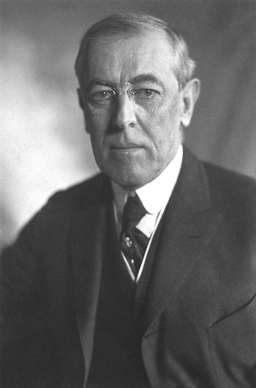 Portrait of President Woodrow Wilson