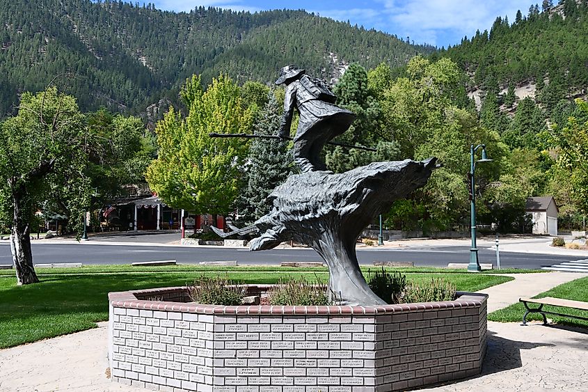 Mormon Station State Historic Park in Genoa, Nevada.