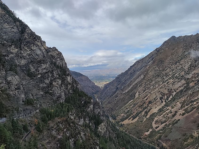 Scenic view at Timpanogos Cave National Monument, UT