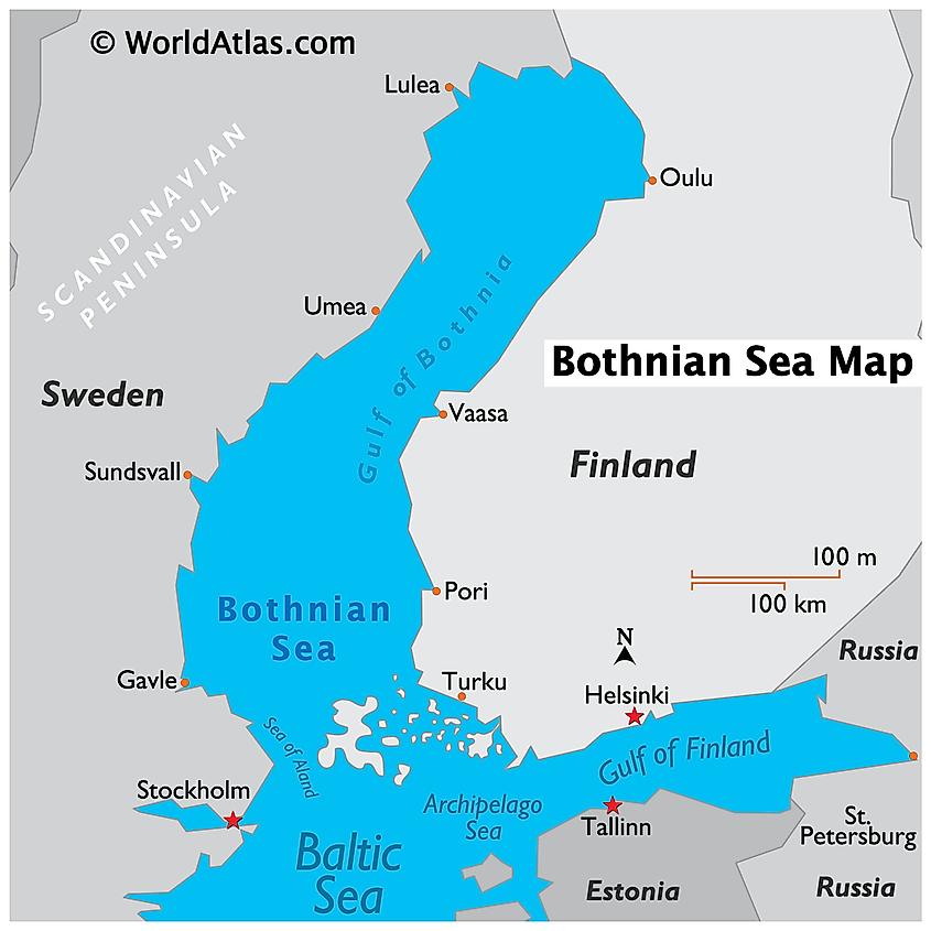 Bothnian Sea map