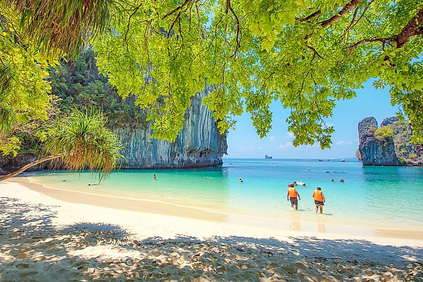 A beautiful beach in the Andaman Sea.