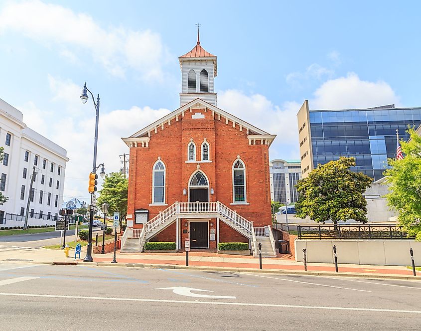 Dexter Avenue King Memorial Baptist Church in Montgomery, Alabama