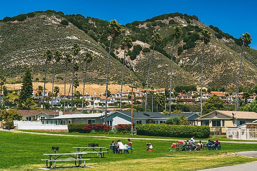 View from Spyglass Park in Pismo Beach, California.