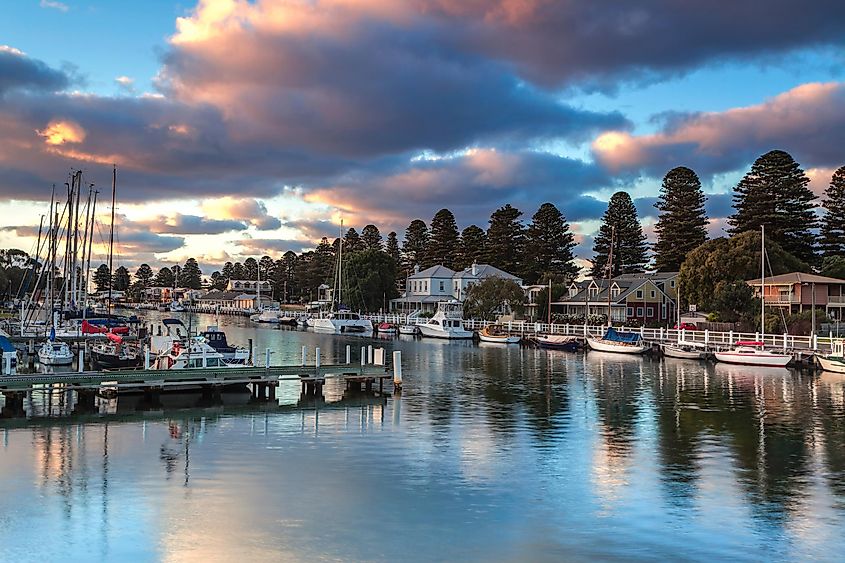 Port Fairy on the Great Ocean Road in Victoria