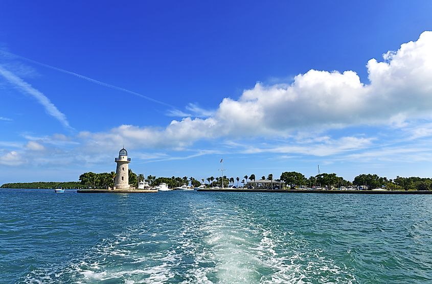 Lighthouse in Biscayne National Park, Florida