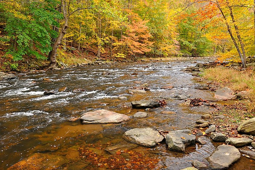 The Raritan River in New Jersey.