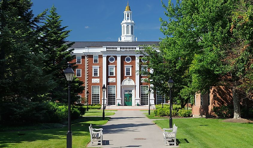 Harvard University, founded in 1636.