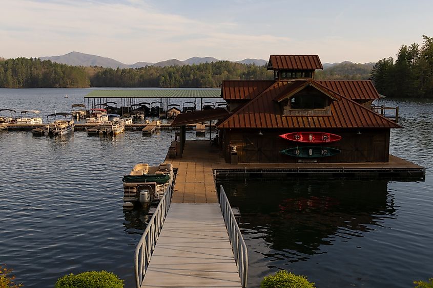 Lake Santeetlah in North Carolina.