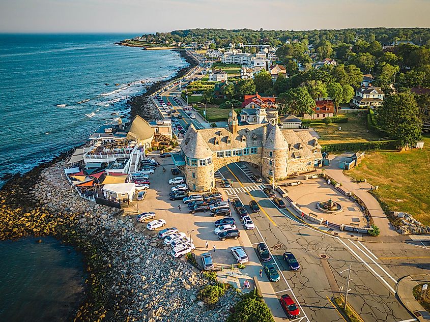 Aerial view of Narraganset, Rhode Island