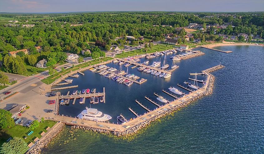 Sister Bay is a Town on the Wisconsin Door Peninsula