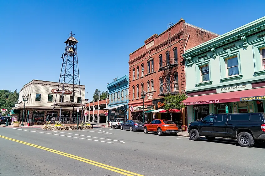 Downtown Placerville, California.