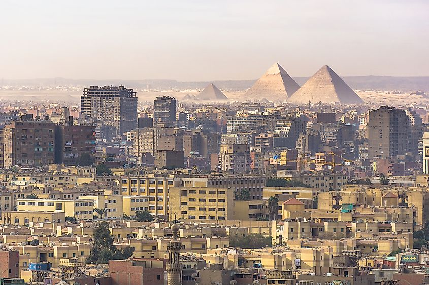 View from the Cairo Citadel in the morning.