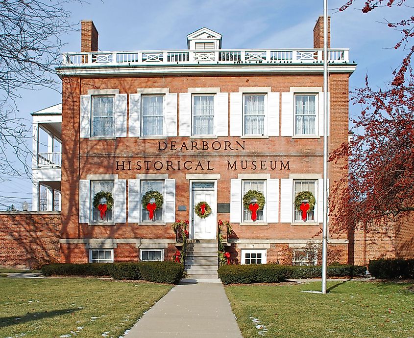 Commandants Quarters at the Dearborn Historical Museum, Michigan