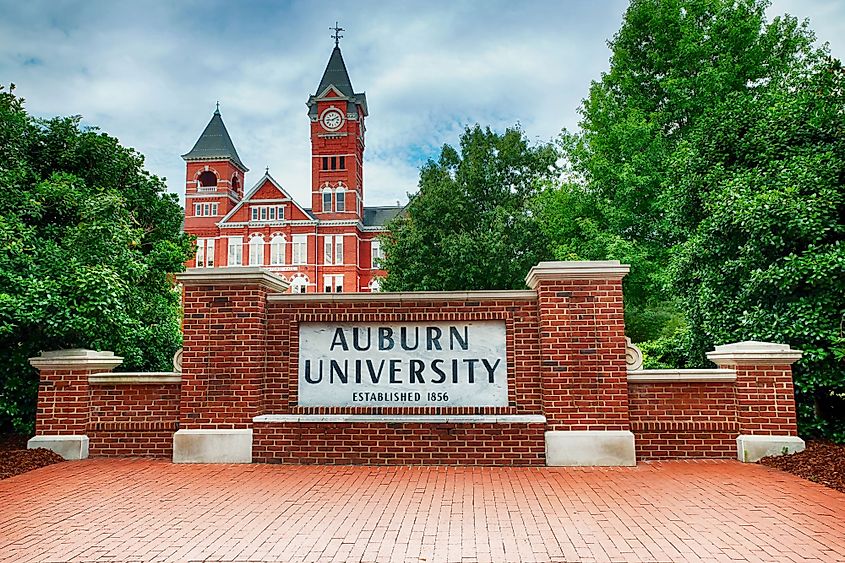 Auburn University in Auburn, Alabama