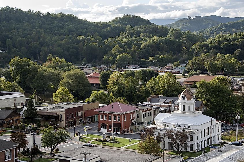 Downtown Bryson City, North Carolina