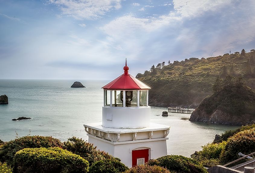The Trinidad Memorial and Memorial Lighthouse in Trinidad, California.