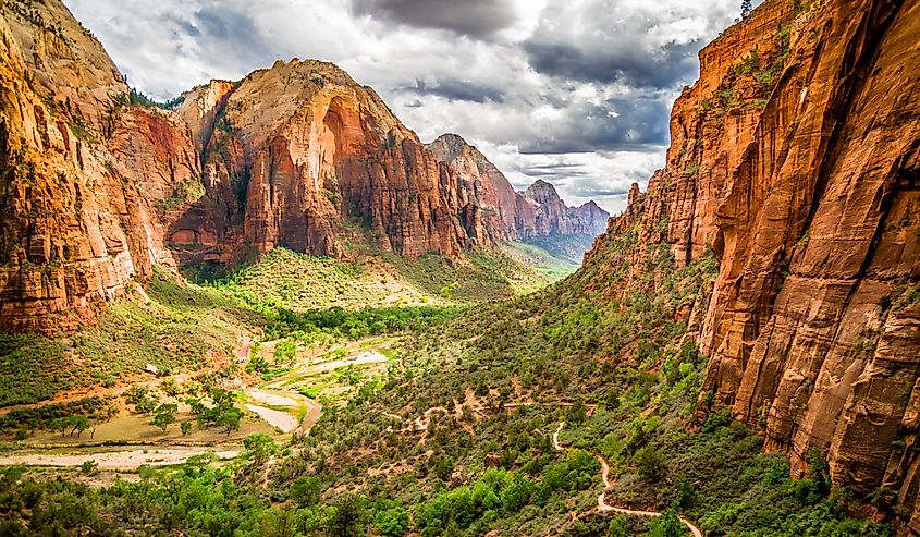 Colorful landscape of Zion National Park, Utah