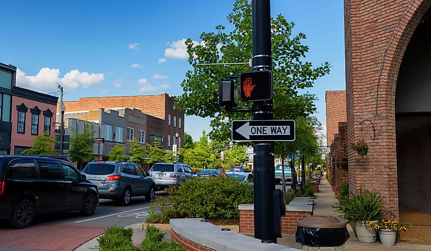 Downtown, Tupelo, Mississippi.